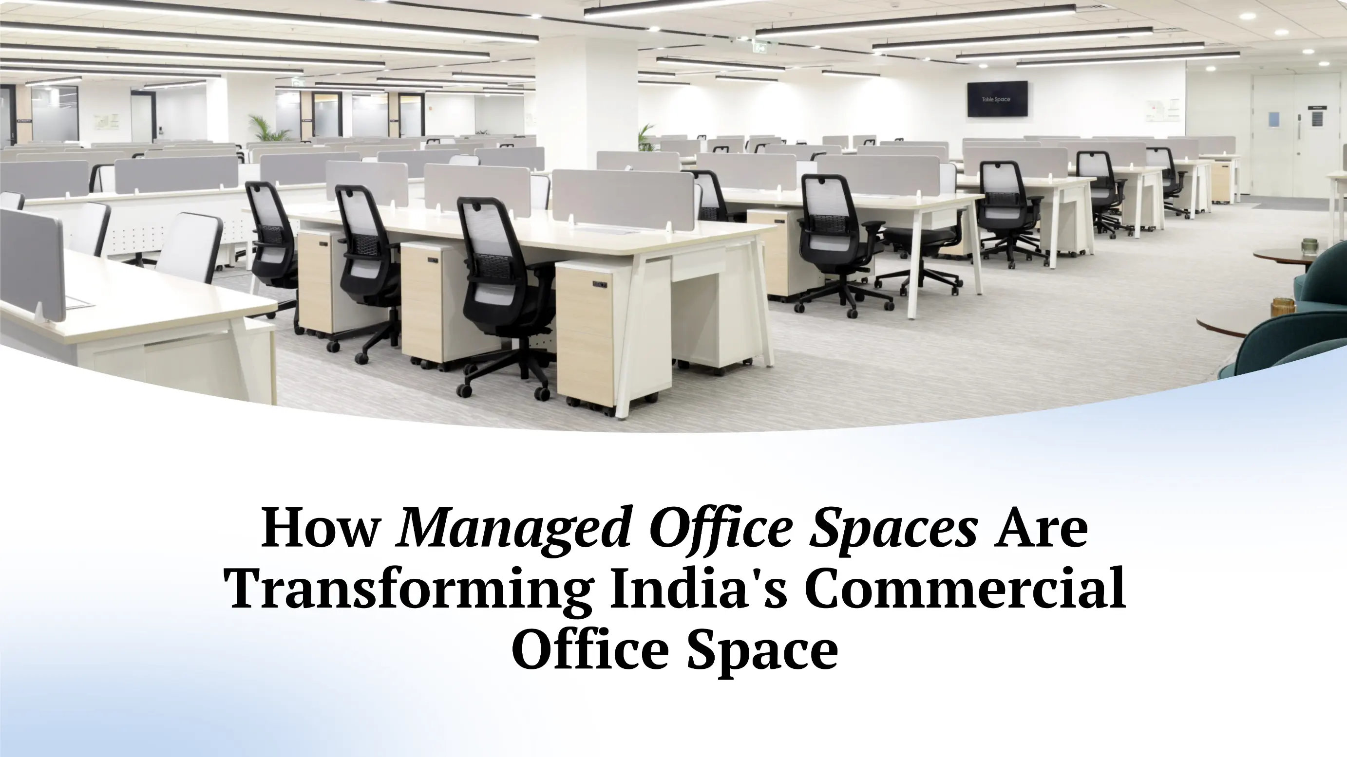 How Managed Office Spaces Are Transforming Indiaâs Commercial Office Space?