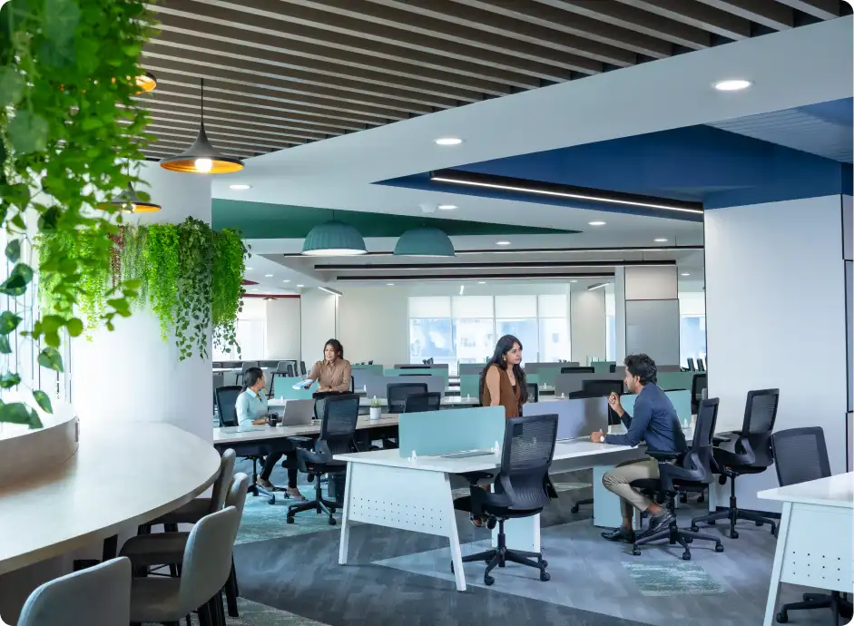 Custom-built Table Space office designed to a clientâs brand