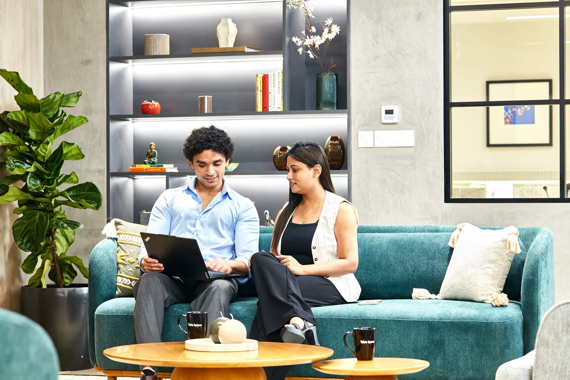 Shared lounges and collaboration zones across the Table Space ecosystem