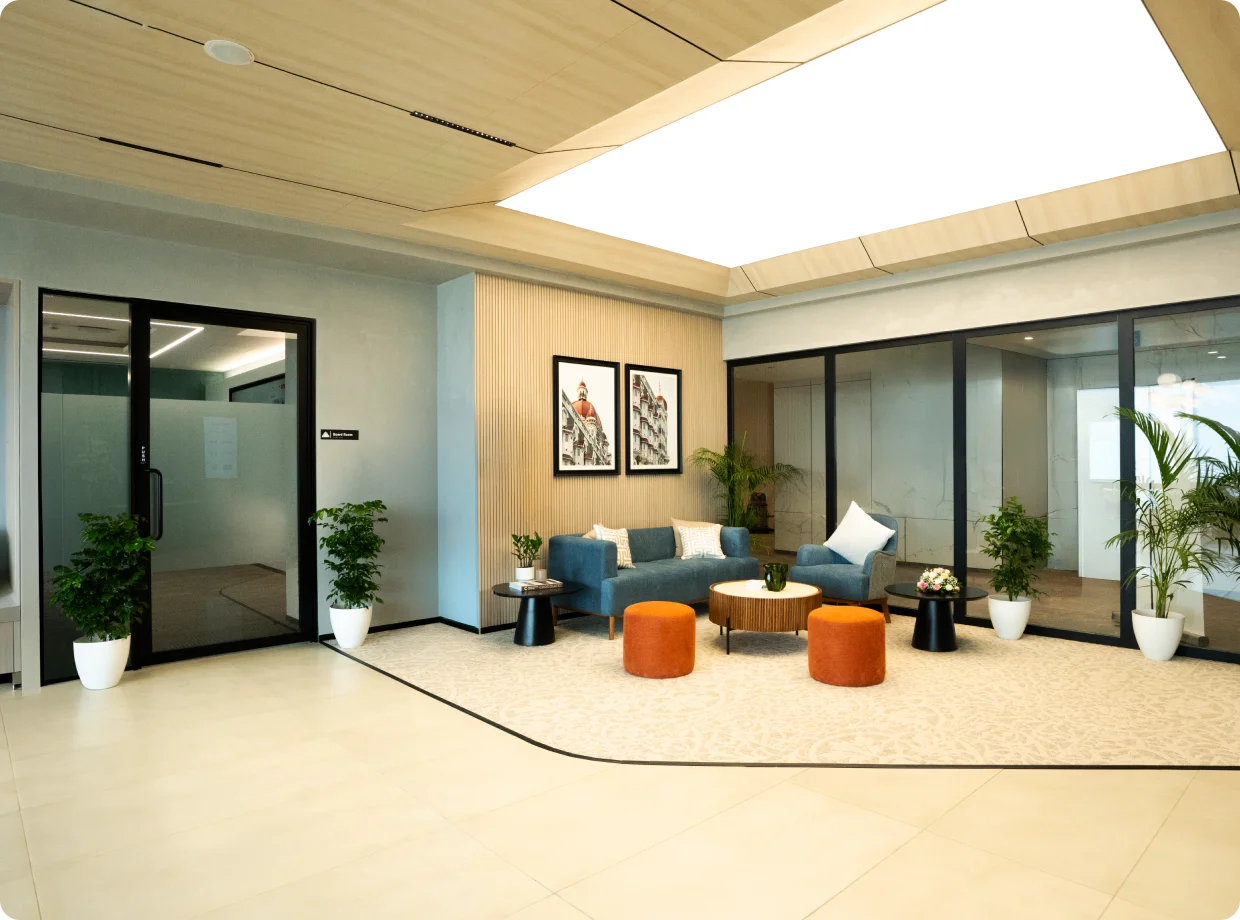 Fully fitted private suite ready for immediate occupancy