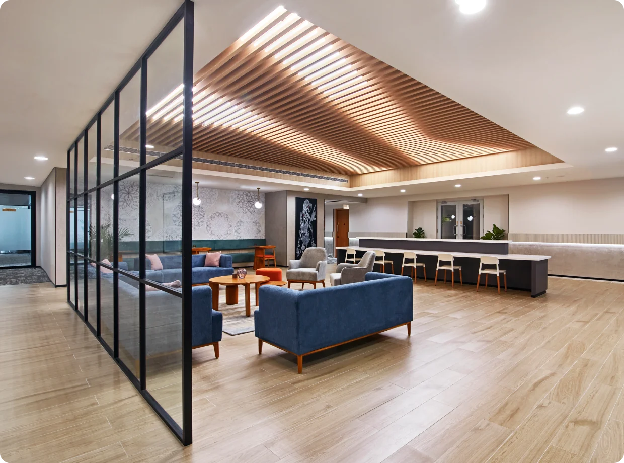 Open workspace in a plug-and-play Table Space suite
