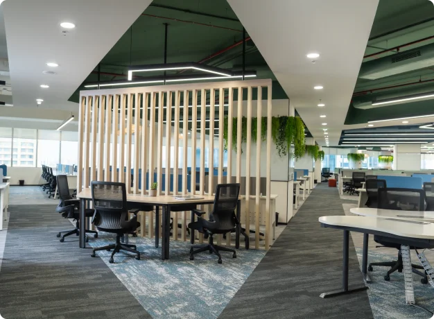 A green, energy-efficient Table Space workspace