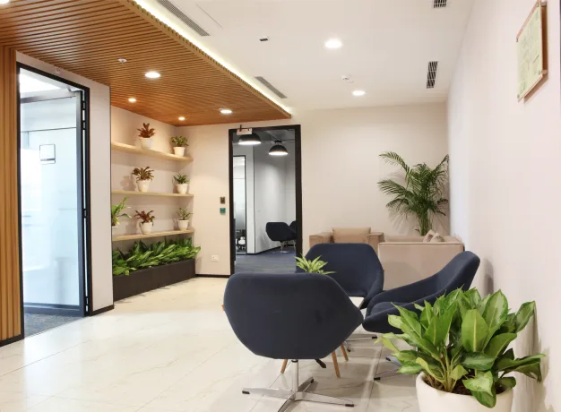 Biophilic design in a Table Space centre
