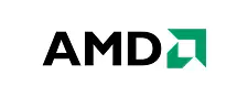 AMD logo with Table Space workspace collaboration