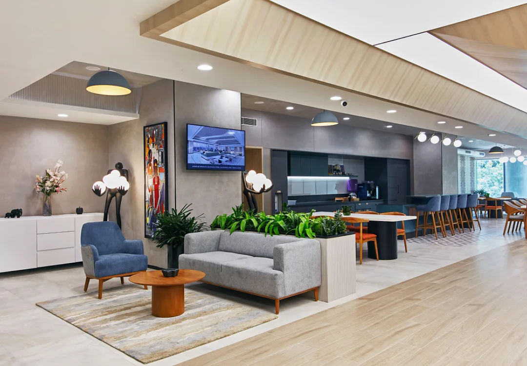 Luxury lobby and waiting area at Table Space
