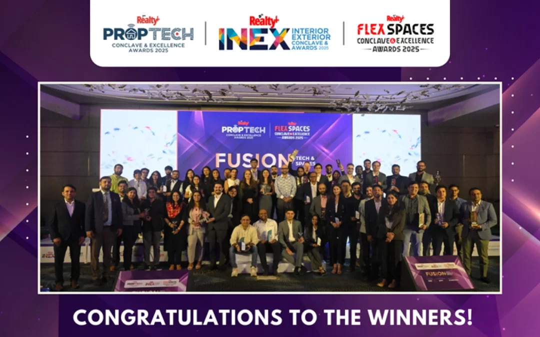 A Glittering Conclusion Of Realty+ Proptech, INEX & Flex Conclave & Awards 2025