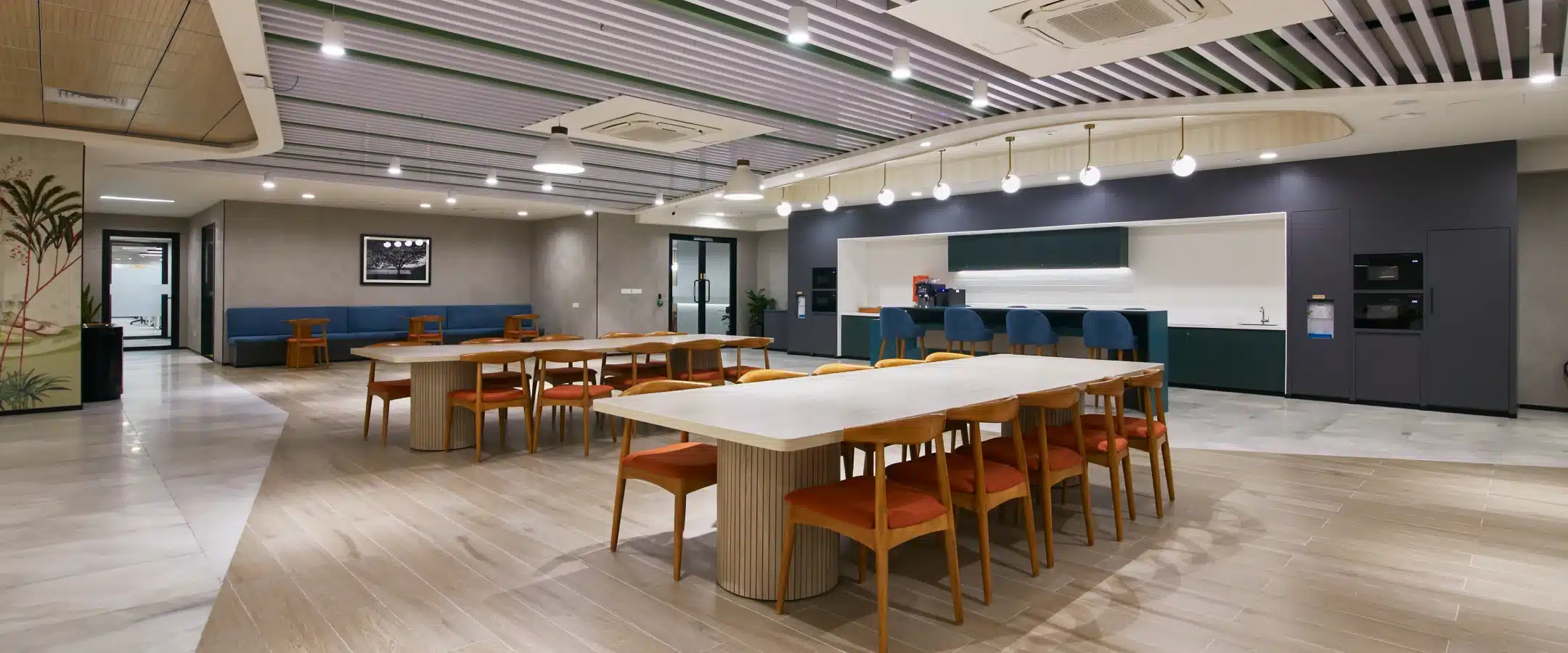 Modern commercial office with serviced offices
